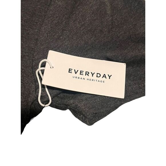UH Urban Heritage Everyday T-Shirt 2 Pack Mens Medium Gray Plain Tee Under Shirt - Picture 6 of 8